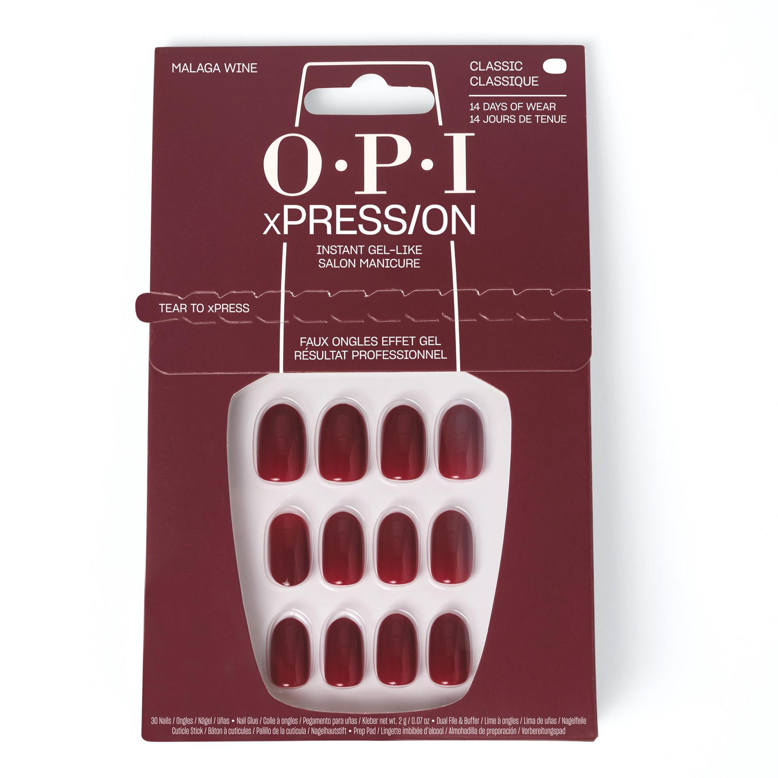 OPI - Instant Gel-Like Salon Manicure - Malaga Wine (4064665196252)