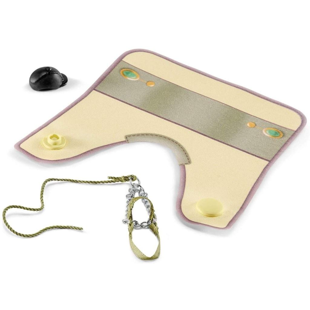 Schleich Horse Club Sarah & Mystery takaró és kötőfék (42462) (sch42462)