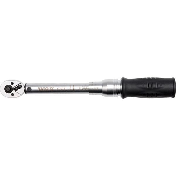 YATO Nyomatékkulcs 1/4 col 2-10 Nm CrV (YT-0751)