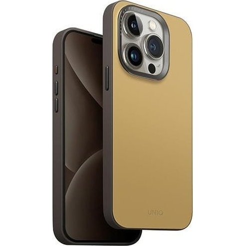 Uniq Lyden DS Apple iPhone 15 Pro Max Magsafe tok, kanári sárga / szürke (UNIQ1401)