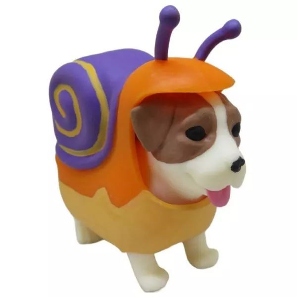 DIRAMIX Dress Your Puppy: Állati kiskutyák 2. széria - Jack Russel csiga ruhában (209310/0238-CSIGA) (0238-CSIGA)