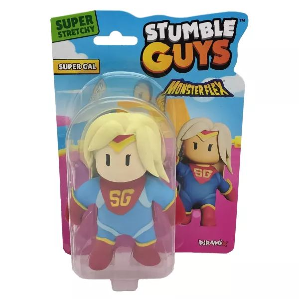 Aweco Monsterflex: nyújtható Stumble Guys figura - Super Gal (9772532611962-SG)