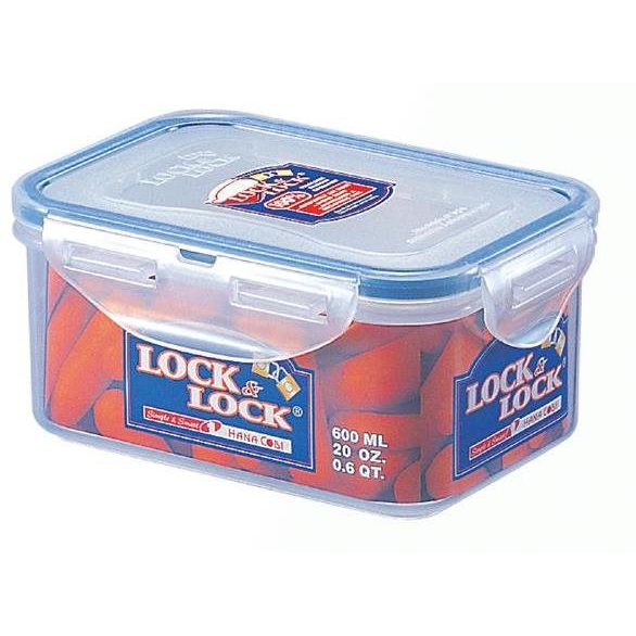 LOCK ÉLELMISZERTÁROLÓ DOBOZ 600 ML, MŰANYAG (HPL811)