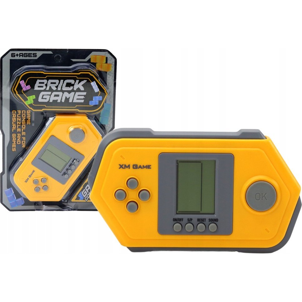 Tetris Tégla Játék Elektronikus Konzol Játék Szürke  Sárga  17585 (17585)