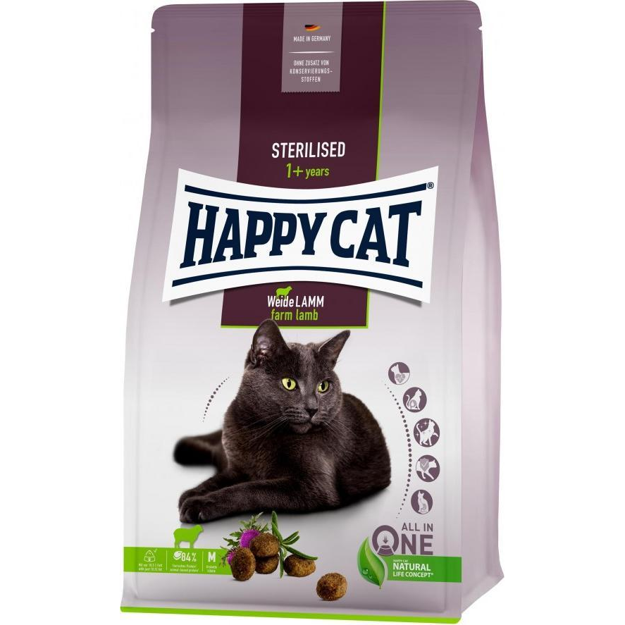Happy Cat Adult Sterilised Weide Lamm - Bárány 300 G (HC-0668)