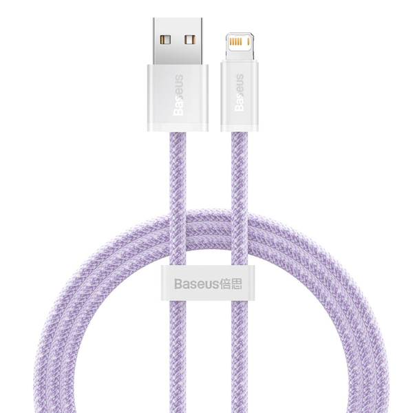 Baseus Dynamic USB- Lightning kábel 2,4A 1m ibolya (CALD000405) (CALD000405)