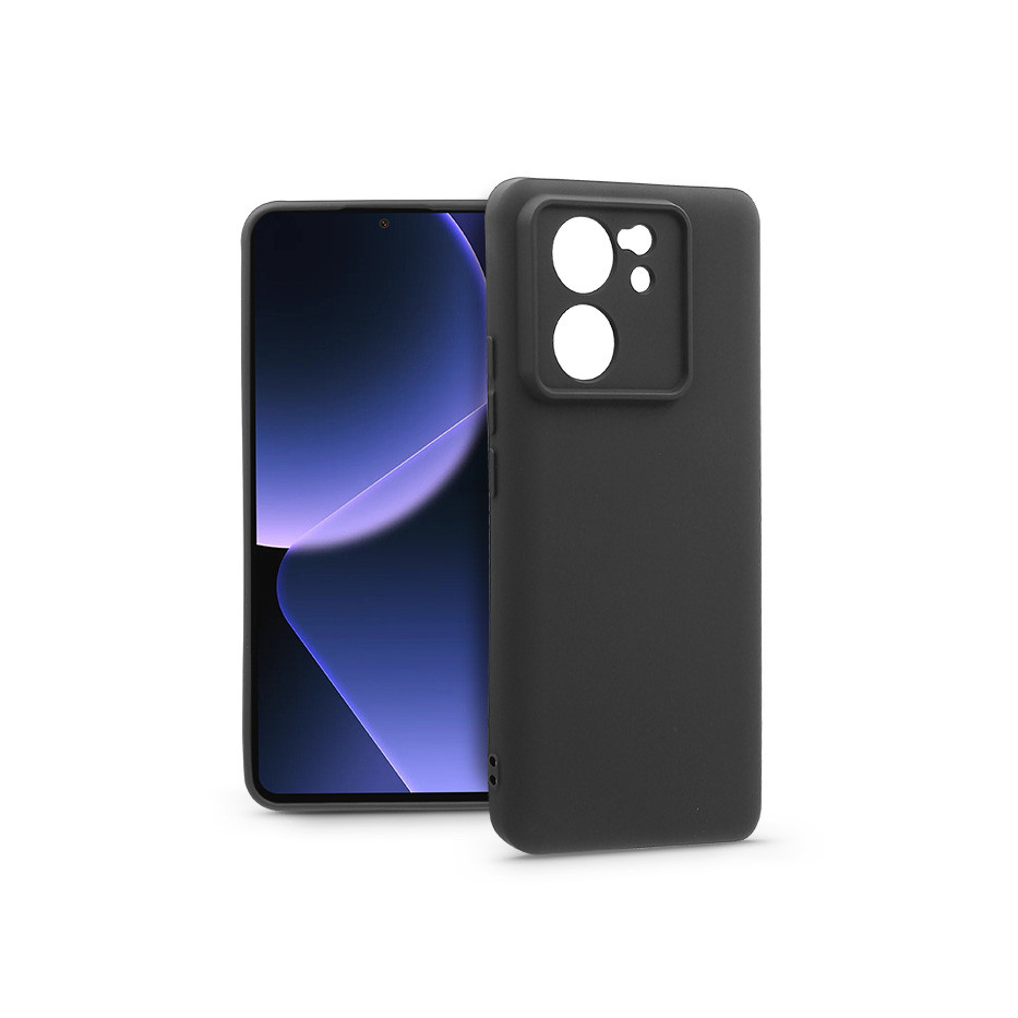 Xiaomi 13T szilikon hátlap - Soft - fekete (HF647566)