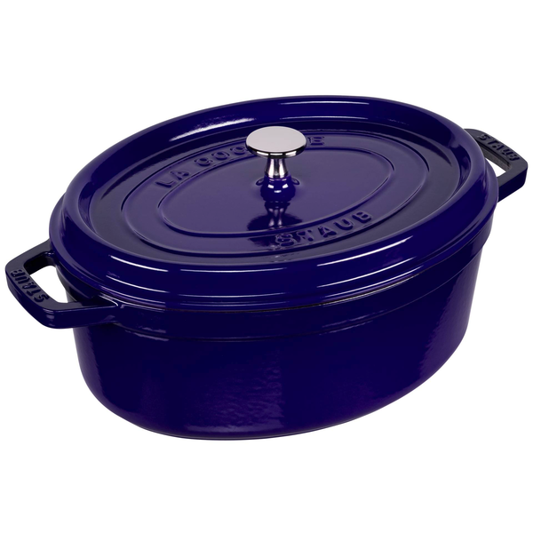 Staub La Cocotte 29cm Sütőedény óvális - Sötétkék
