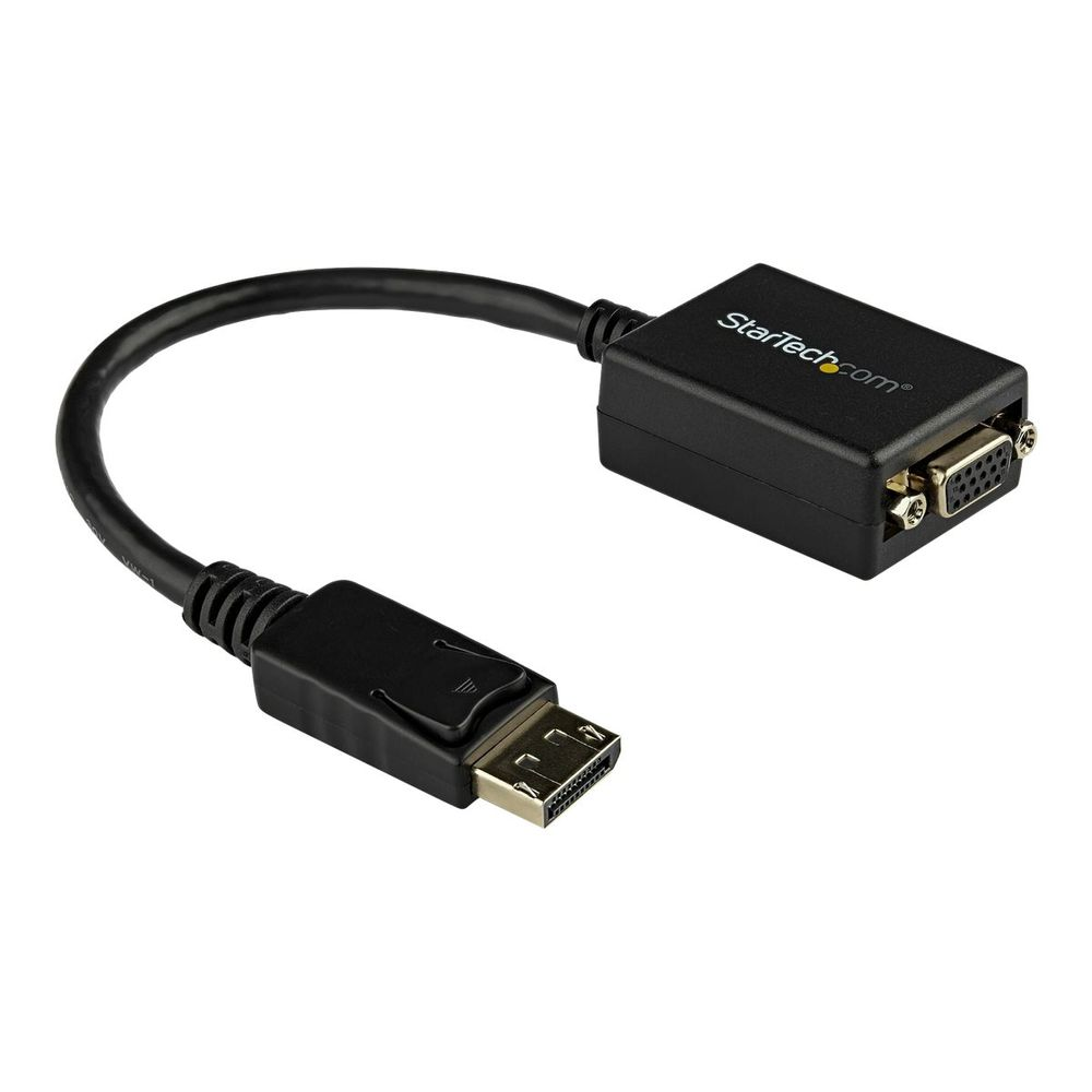StarTech.com DP2VGA2 video átalakító kábel 0,225 M DisplayPort VGA (D-Sub) Fekete (DP2VGA2)
