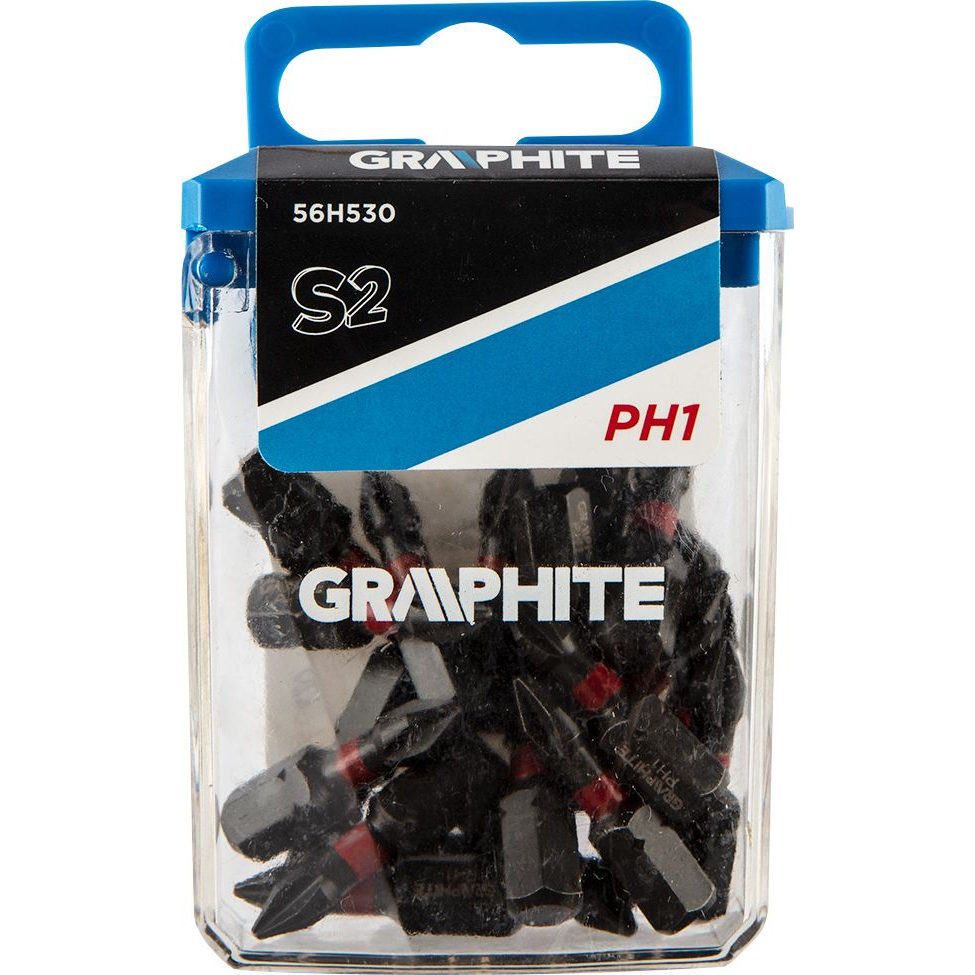 GRAPHITE 56H530 Torziós Ütvecsavarozó Bit PH1X25mm, 20db (56H530)