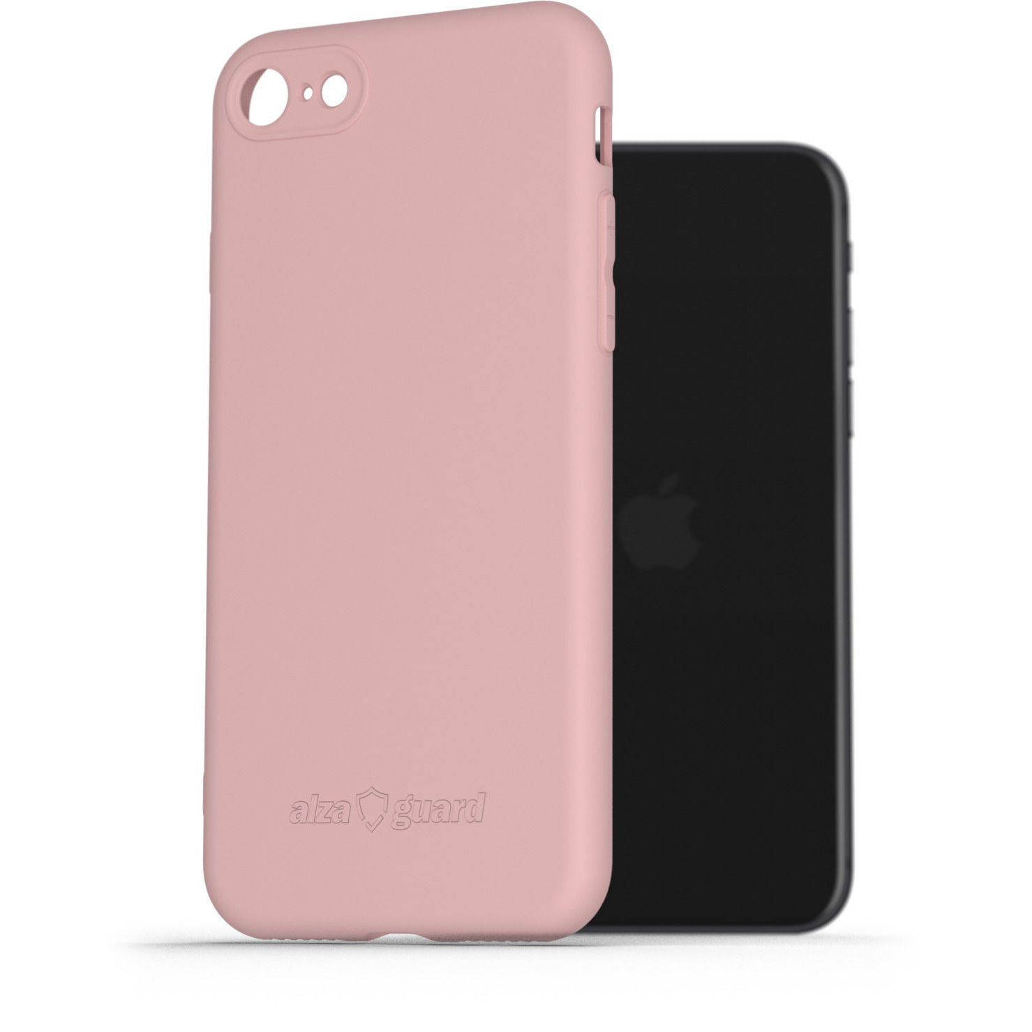 AlzaGuard Matte iPhone 7/8/SE (2020)/SE (2022) rózsaszín TPU tok (AGD-PCT49P)