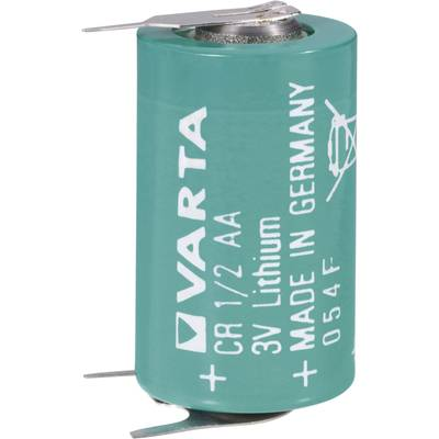 Batería De Litio Varta 1/2aa 3.0v 950mah Con 3 Pines