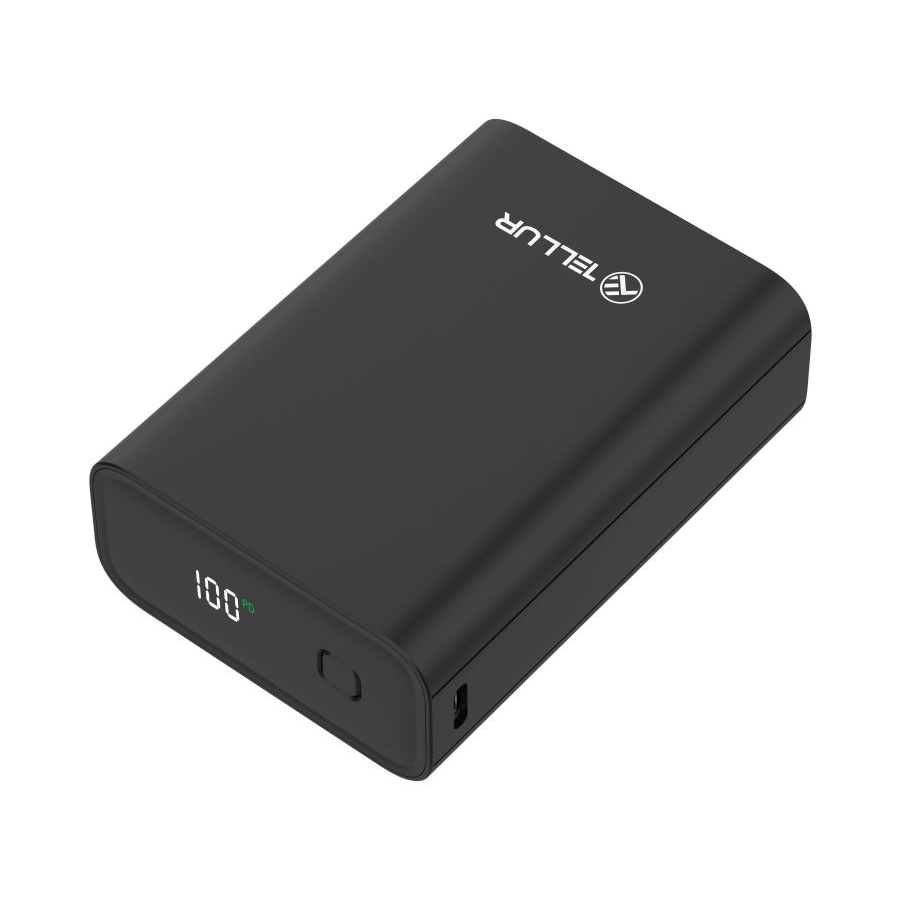 Външна батерия Tellur Compact Pro 20 000 mAh, черна