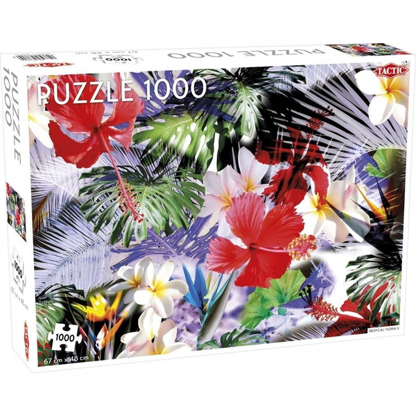Tactic Lover's Special: Tropical Florals - 1000 pcs Puslespil 1000 stk Flora
