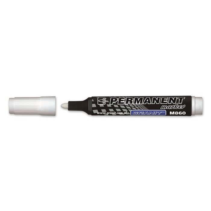 Granit M860 3-4 mm Alkoholos marker - Fehér (M86010K18)