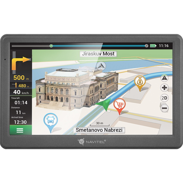 Navitel 7" E700 GPS navigáció (EU + RU Térkép) (Bontott)