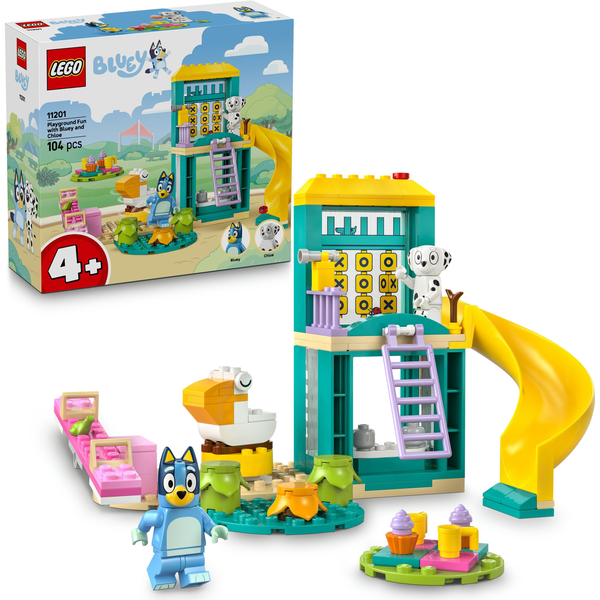 LEGO BLUEY PLAYGROUND FUN WITH BLUE AND CHLOE 11201