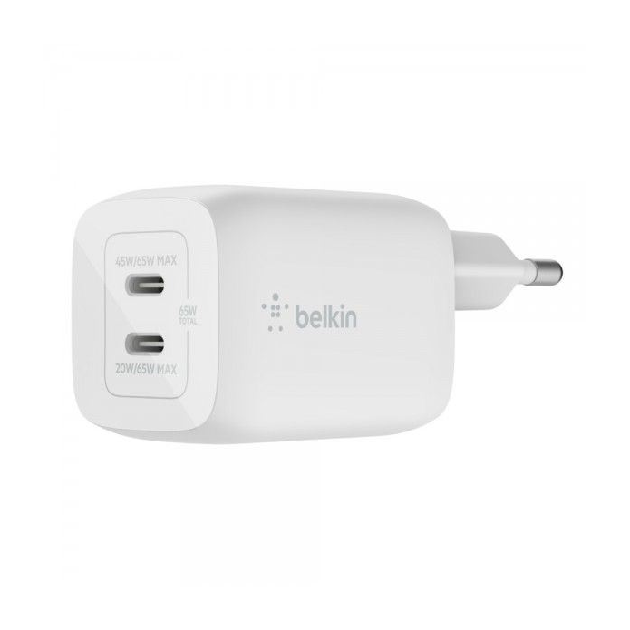Belkin WCH013vfWH Laptop, Okostelefon, Táblagép Fehér AC Gyorstöltés Beltéri (WCH013vfWH)
