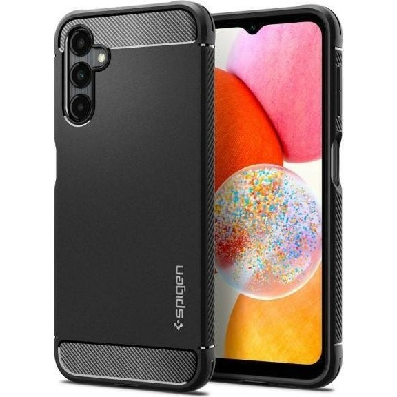 Spigen Rugged Armor, black - Samsung Galaxy A14 LTE (SPN2833)