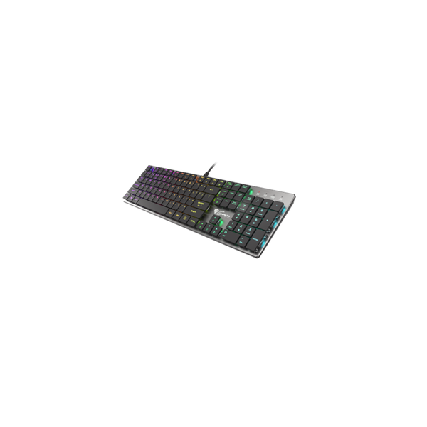 Nízkoprofilová herná klávesnica Genesis Thor 420 RGB Blue Switch Slim