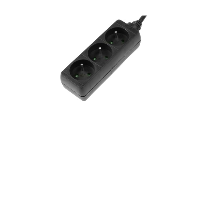 Hama 44137341 230V Elosztó 3 aljzatos 3m - Fekete (44137341)