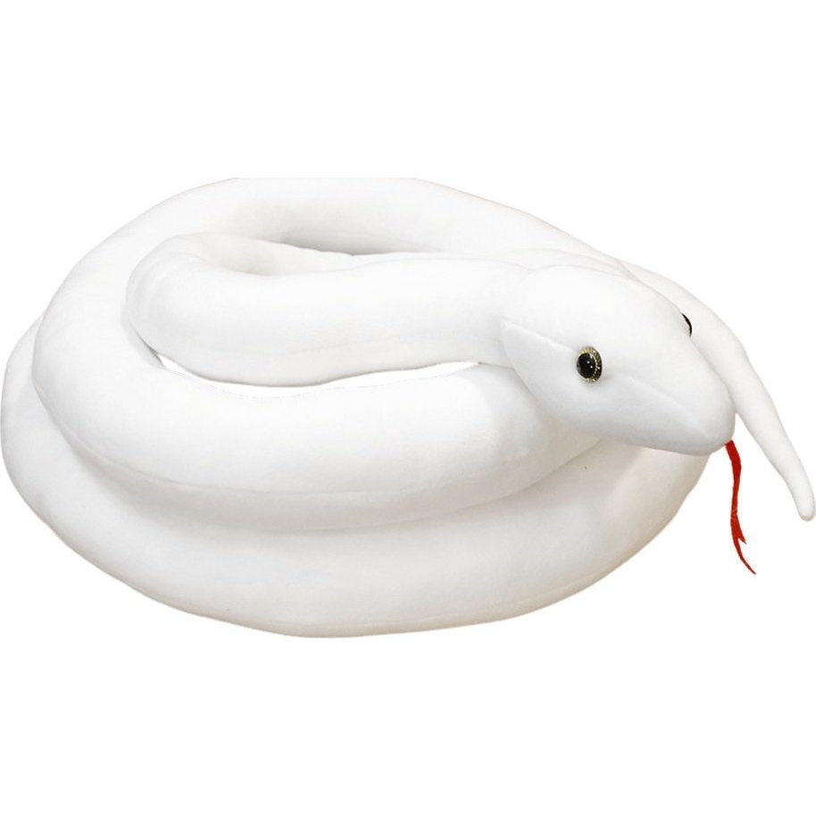 Plüss Fehér Kígyó Kabala - 200 cm (16450)