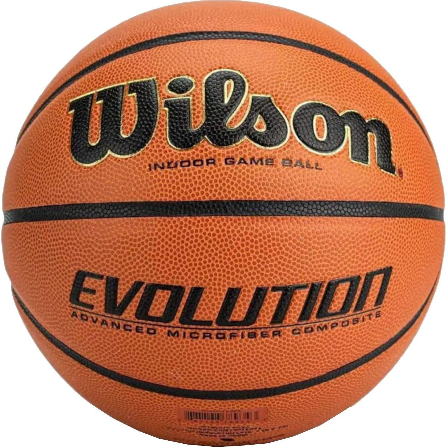 WILSON SPORT Kosárlabda Evolution 6-os méret narancssárga (WTB0586XBEMEA)