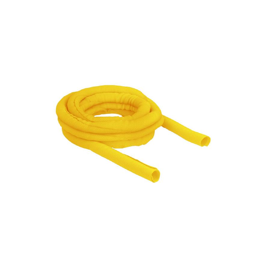 Delock Szőtt önzáródó karmantyú hőállóság egészen 5 m x 19 mm-es, sárga (20874)