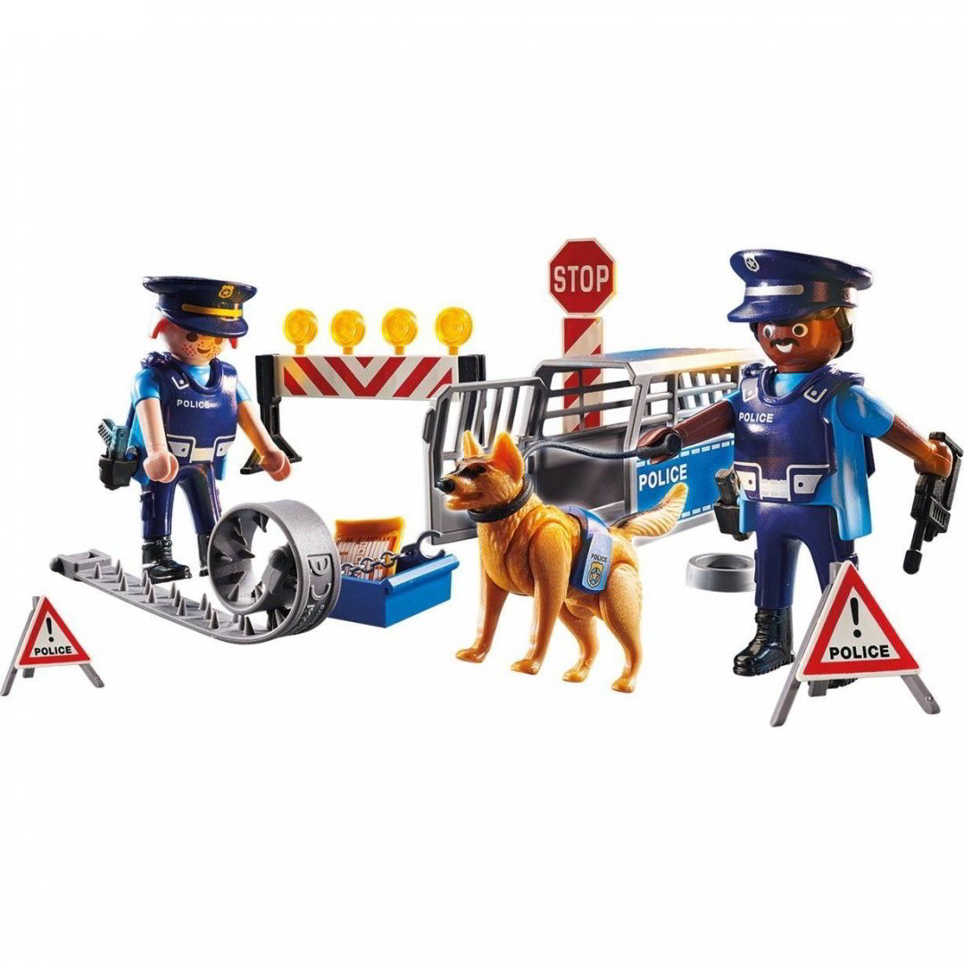 Playmobil City Action Rendőrségi útzár (6878)