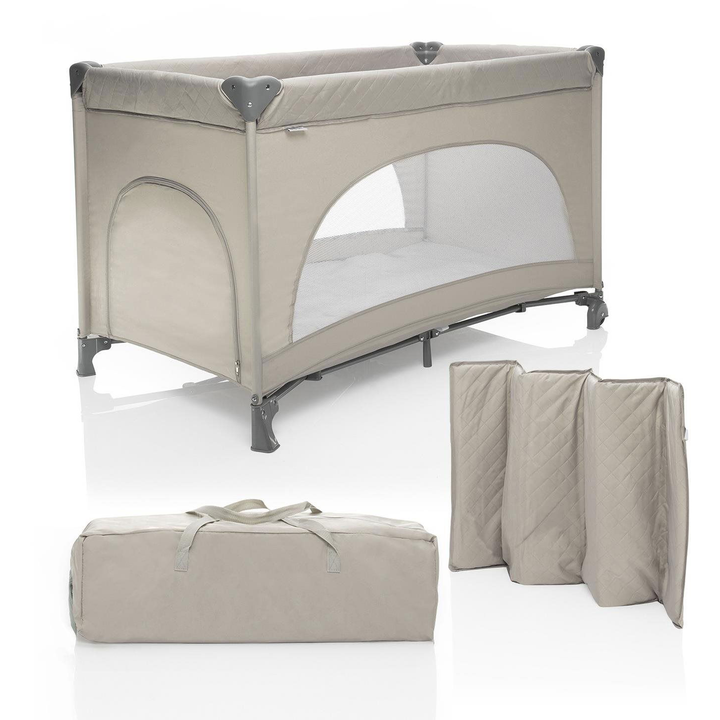 ZOPA Összecsukható utazóágy Lely Sand Beige (8595114457076)