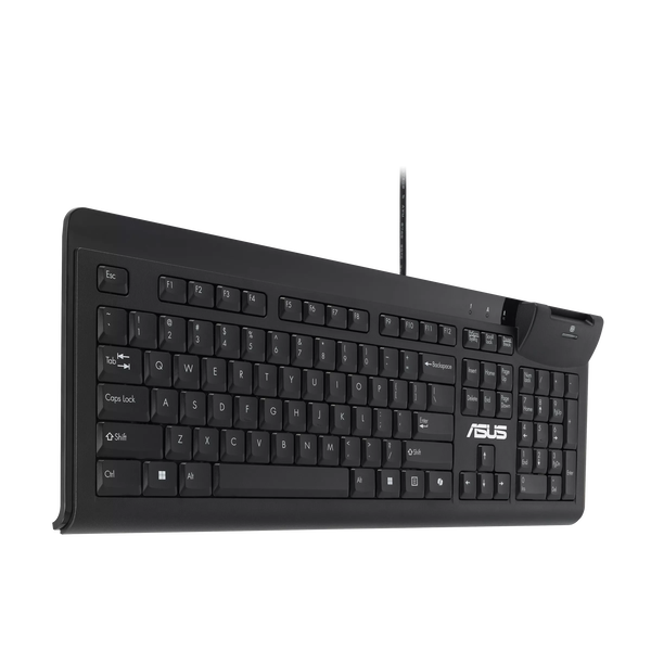 ASUS Smart Card Keyboard KU100 tastatur Hjemme/kontor USB Sort