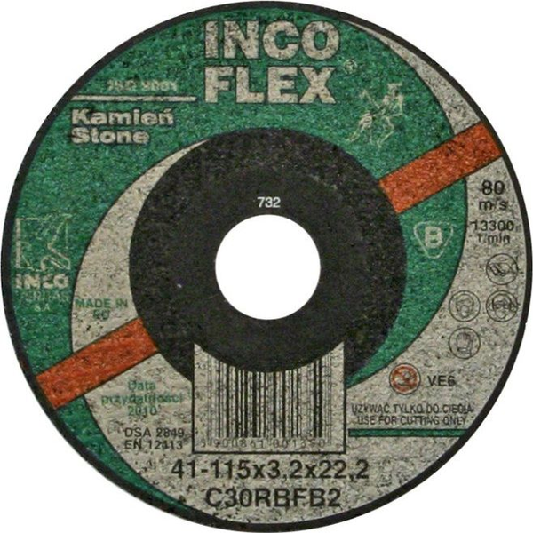 Techniflex TARCZA PŁASKA 98C T1A 125*2.5*22