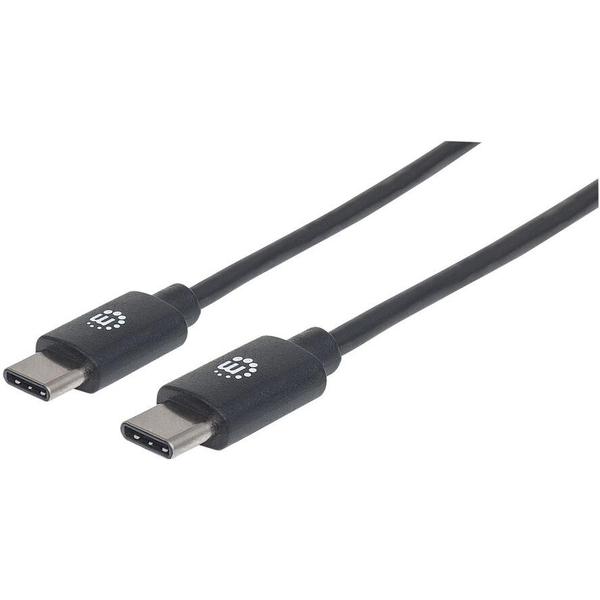 Manhattan 354875 USB-kabel USB 2.0 2 m USB C Sort