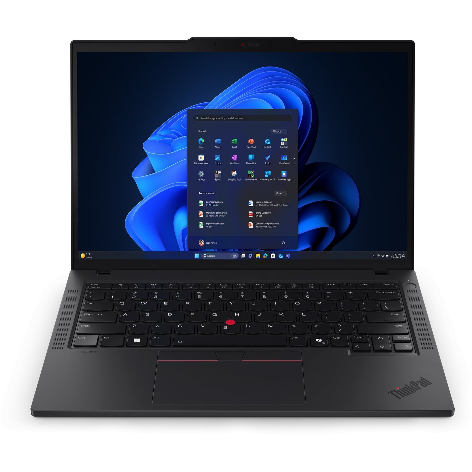 Lenovo ThinkPad T14 Gen 6 (Intel) Copilot+ PC Intel Core Ultra 7 258V Laptop 35,6 cm (14