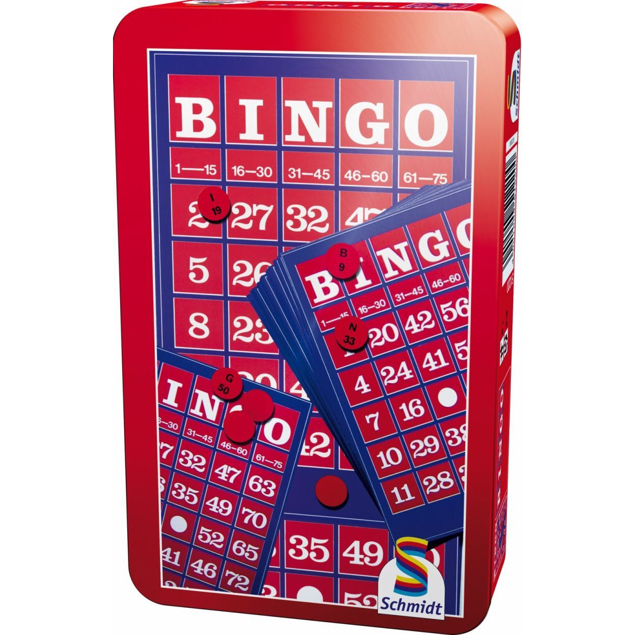Schmidt Bingo társasjáték fémdobozban, 3-10 játékos (4001504512200)