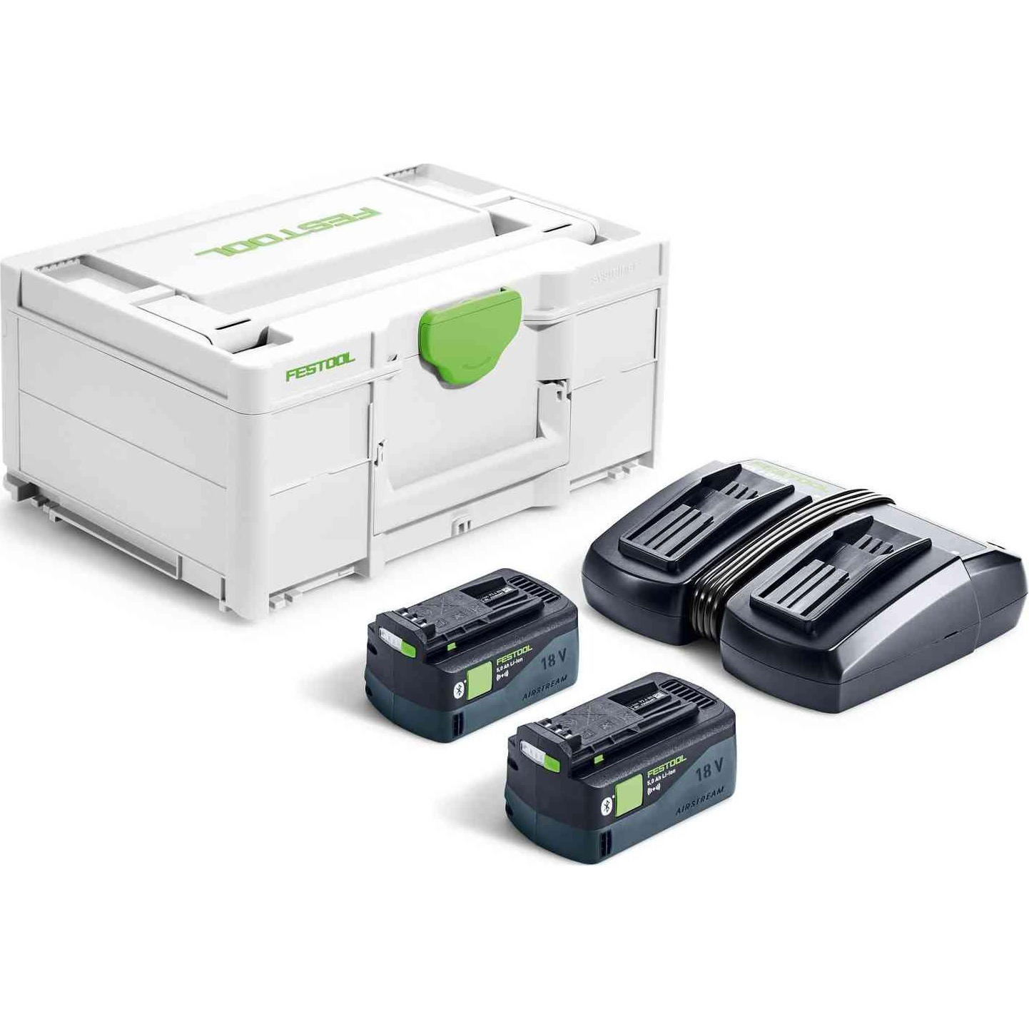 Festool SYS 18V 2x5,0/TCL 6 DUO #####Energie-Set 577707 2. akkuval, Töltővel (577707)