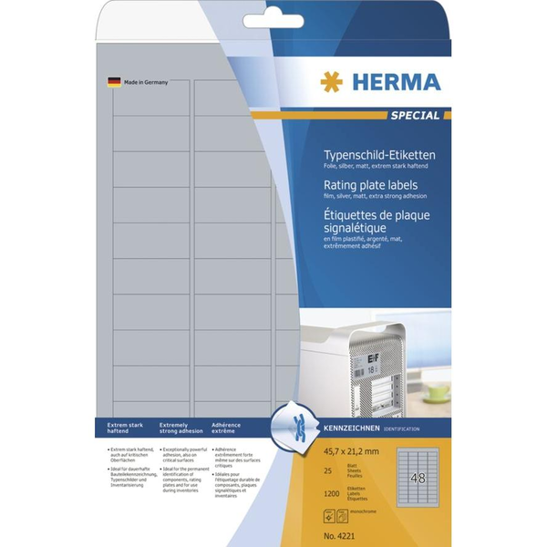 Štítky na jmenovky Herma 4221