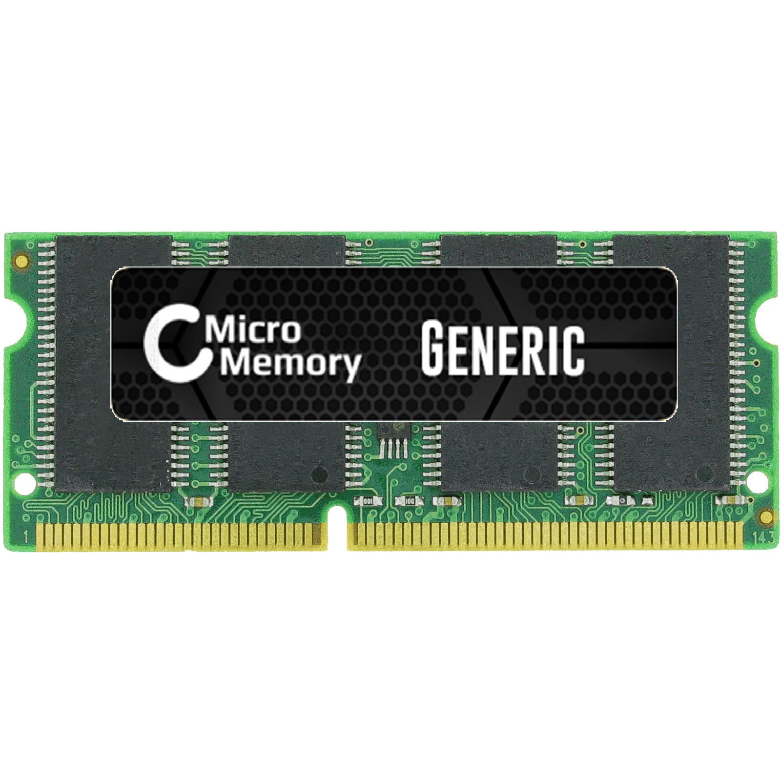 MicroMemory MMG3856 128MB laptop memóriamodul zöld (MMG3856/128MB)