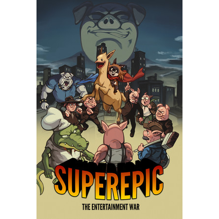 SuperEpic: The Entertainment War (PC - Steam elektronikus játék licensz)