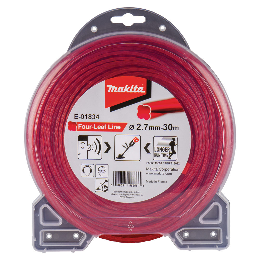 Makita E-01834 2,7mm Négylevelű damil (30m) (E-01834)