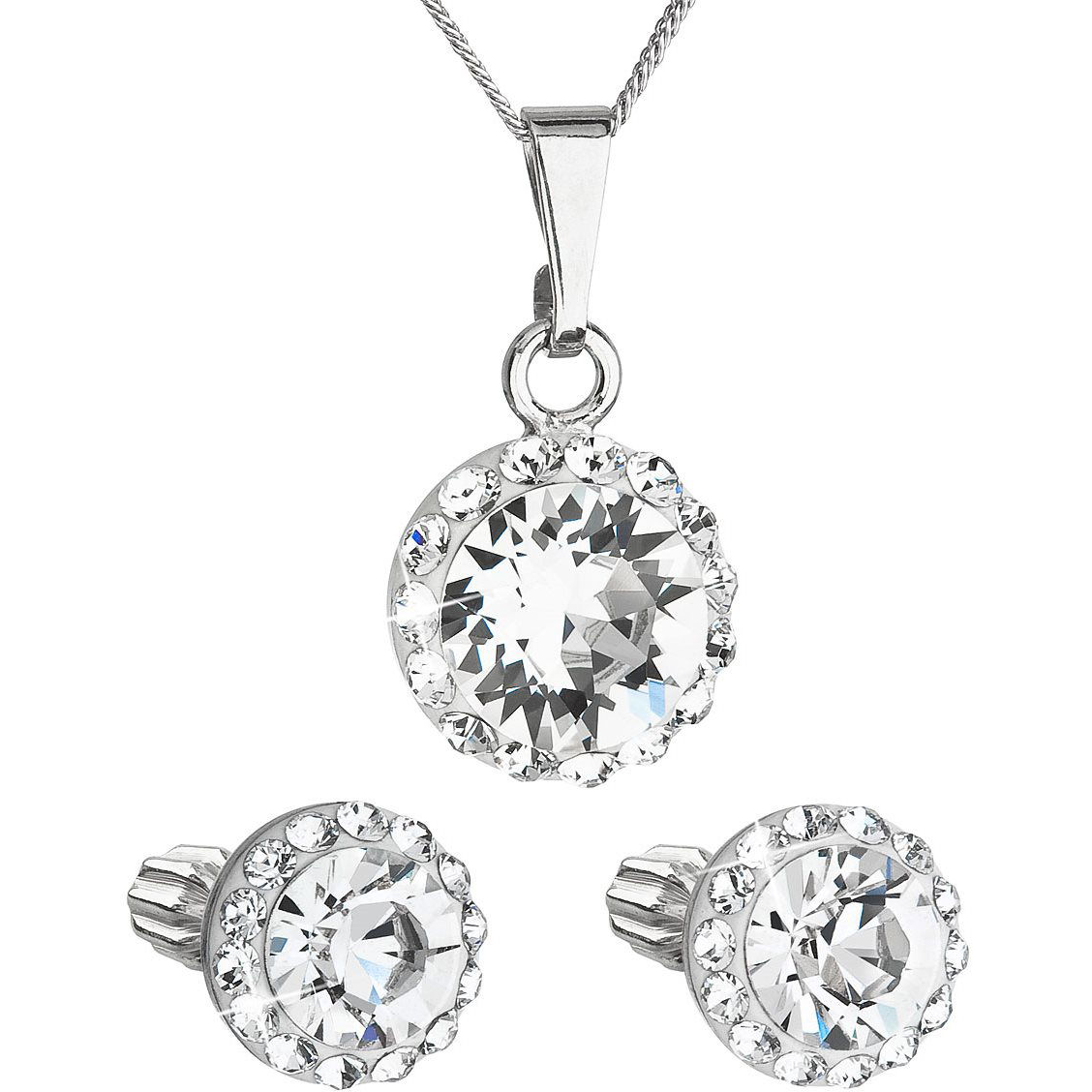 EVOLUTION GROUP 31252.1 Swarovski® kristályokkal dekorálva (ezüst 925/1000; 3 g) (8590962394573)