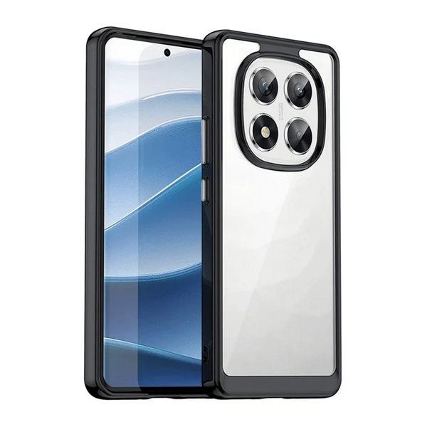 Szilikon telefonvédő (ütésállóság, átlátszó hátlap) FEKETE Xiaomi Poco X7 / Redmi Note 14 Pro 5G "Gigapack csomagolás" (GP-166716) Szilikon telefonvédő (ütésállóság, átlátszó hátlap) FEKETE Xiaomi Poco X7 / Redmi Note 14 Pro 5G "Gigapack csomagolás" (GP-166716)