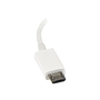 StarTech.com UUSBOTGW cabluri USB 0,127 m USB 2.0 Micro-USB B USB A Alb