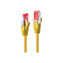 Lindy RJ-45/RJ-45 Cat6 1m cabluri de rețea Galben S/FTP (S-STP)