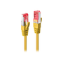 Lindy RJ-45/RJ-45 Cat6 1m cabluri de rețea Galben S/FTP (S-STP)