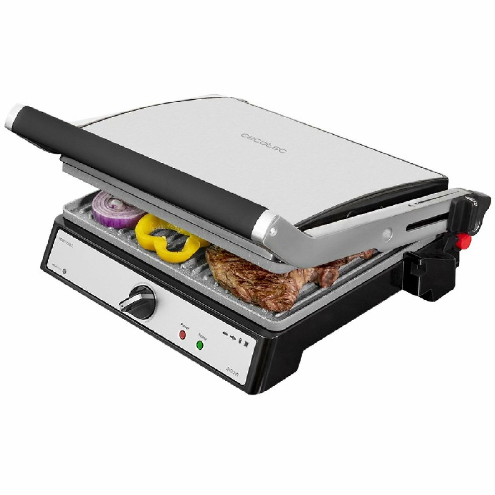 Cecotec RocknGrill Multi Elektromos Asztali Grillsütő 2400 Watt - Fekete / Ezüst (3066)
