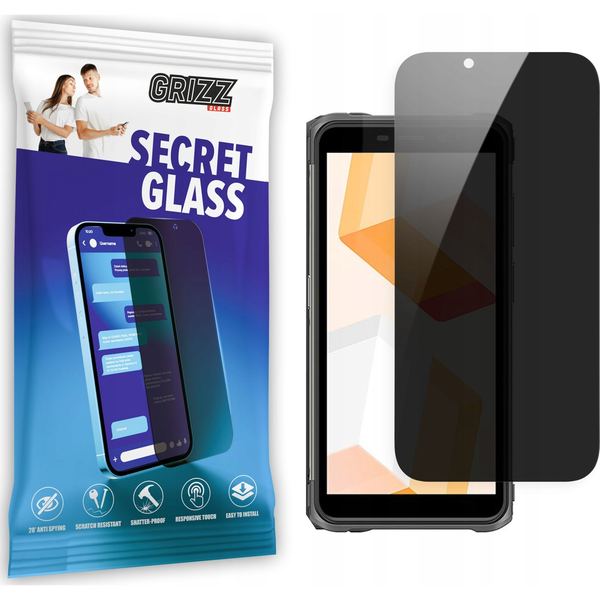  GrizzGlass Szkło prywatyzujące GrizzGlass SecretGlass Ulefone Armor X10 Pro