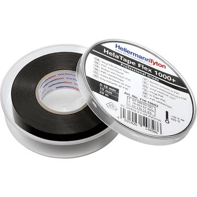 HellermannTyton Szigetelőszalag 33 m x 50 mm, fekete PVC  HelaTape Flex 1000+ (710-10611)
