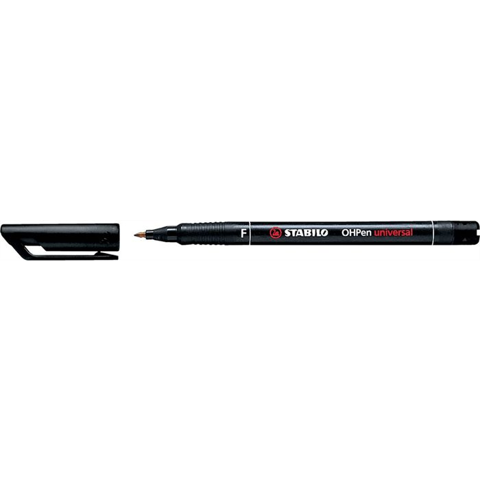 Stabilo OHPen F 0.7mm Alkoholos marker - Fekete (842/46)