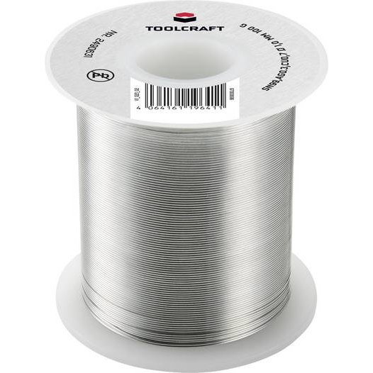 TOOLCRAFT Forrasztóón, ólommentes Tekercs SN99AG03C ROL1 100 g 1 mm (TO-7471893) (TO-7471893)